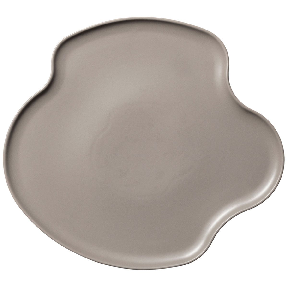 Askgråt Iittala Aalto serveringsfad på 35 cm med mat glasur