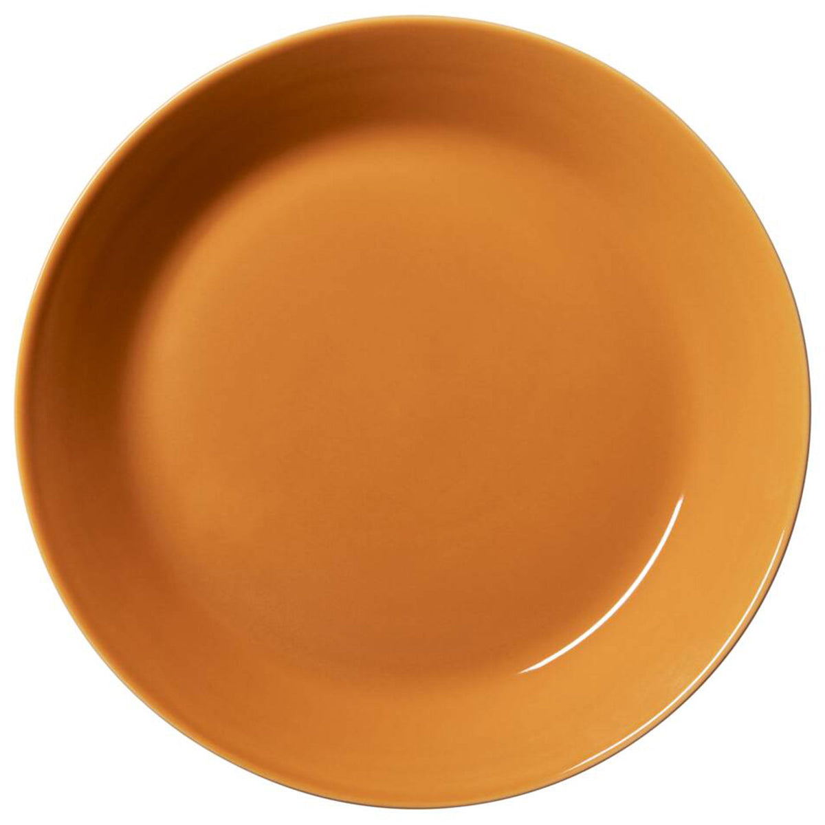 Iittala Teema assiet 21 cm i varm ravfarvet nuance, designet af Kaj Franck