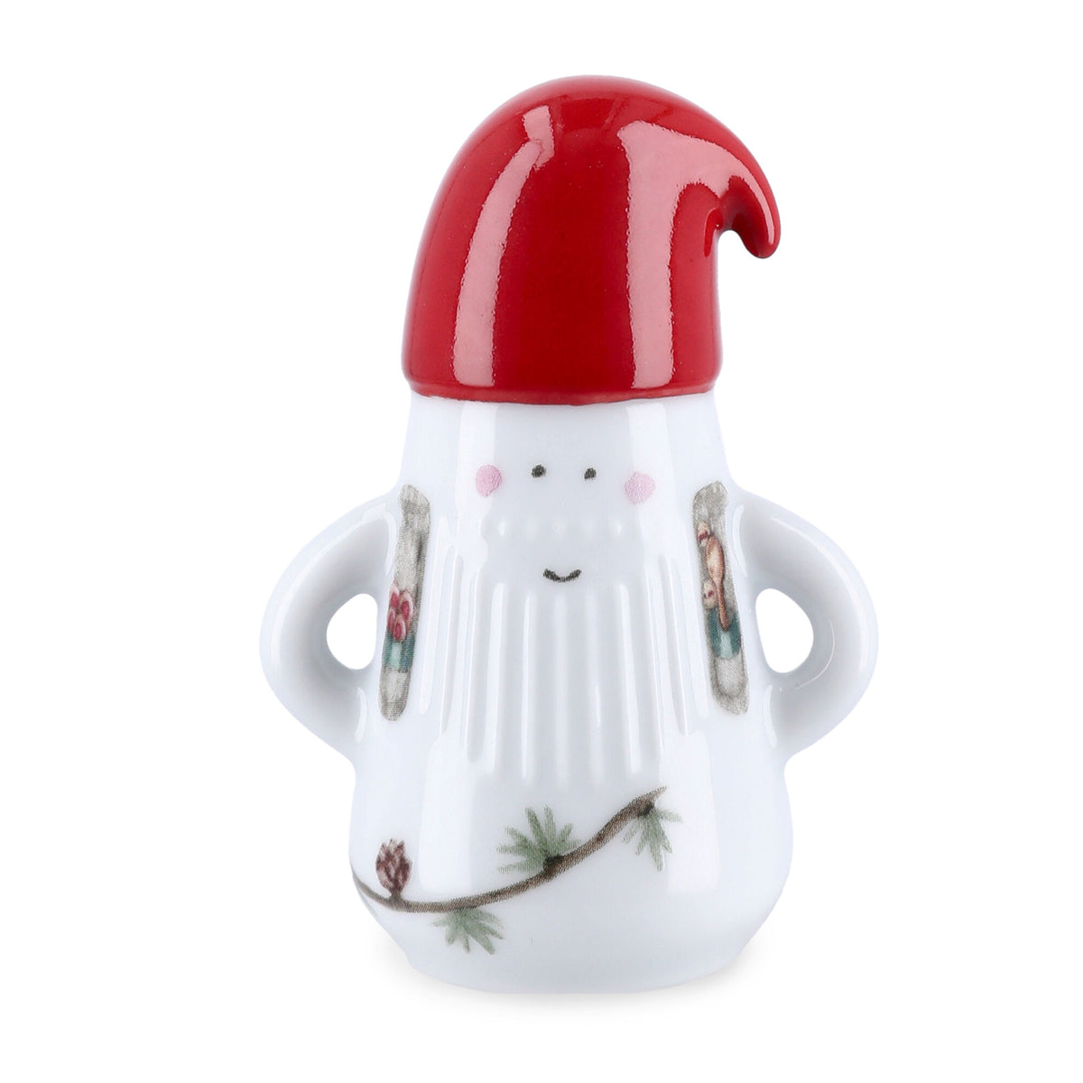 Kähler Hammershøi Christmas Julemand, porcelænsfigur med riller