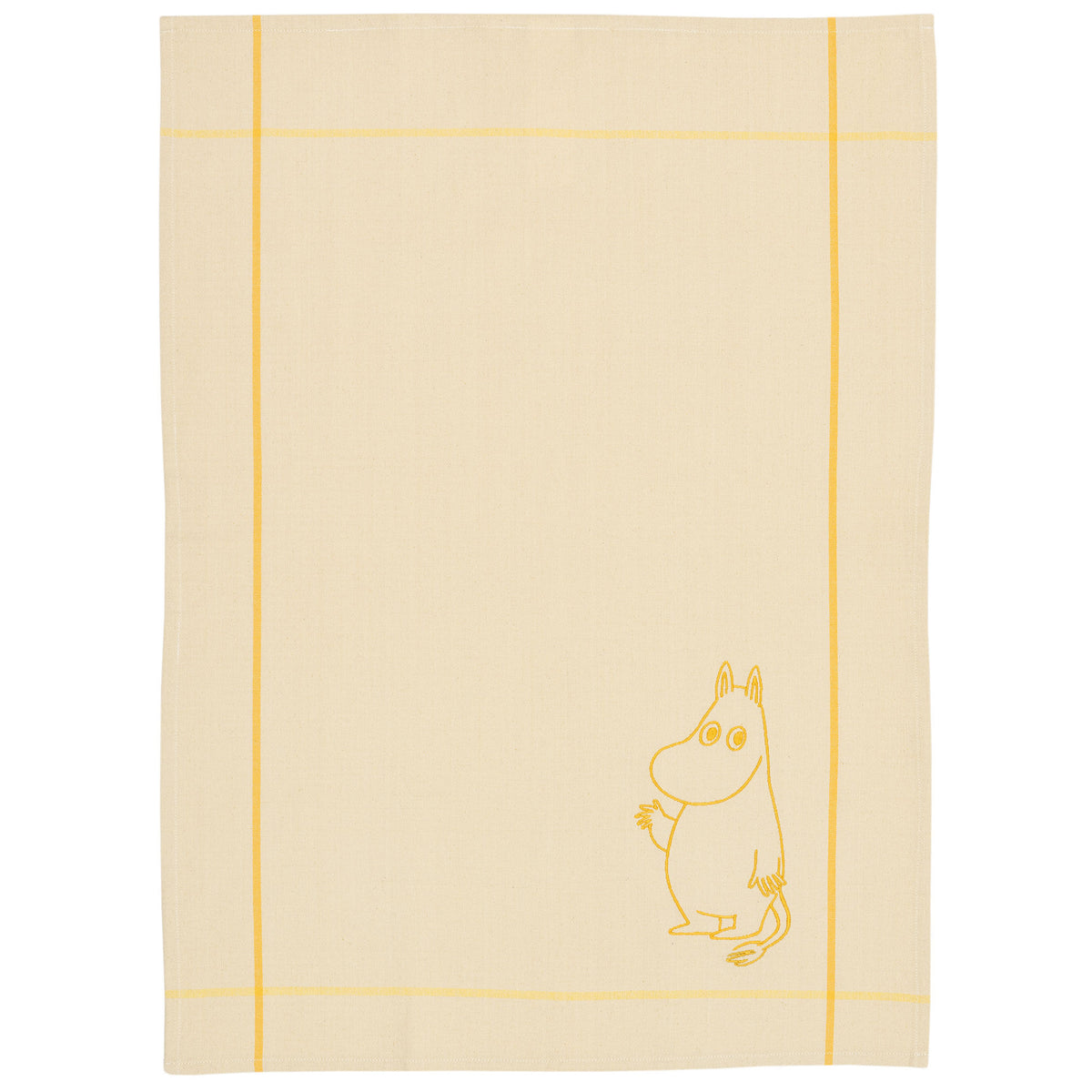 Moomin Arabia viskestykke med motiv af Mumitrolden, 50 x 70 cm