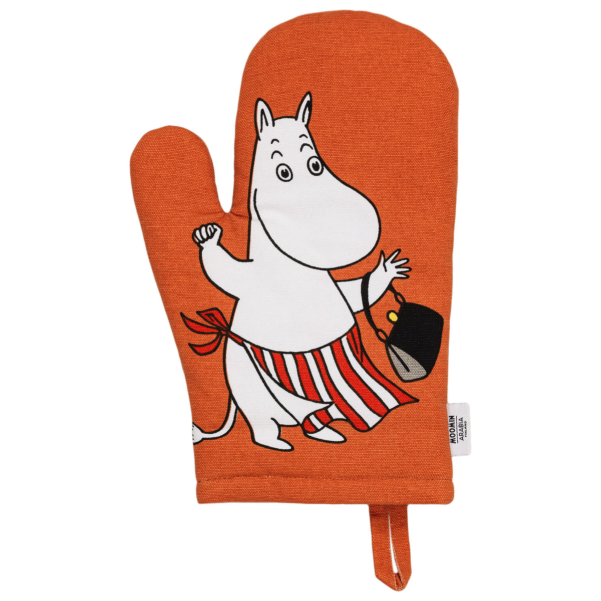 Moomin Arabia ovnhandske med motiv af Mumimor, 14 x 28 cm