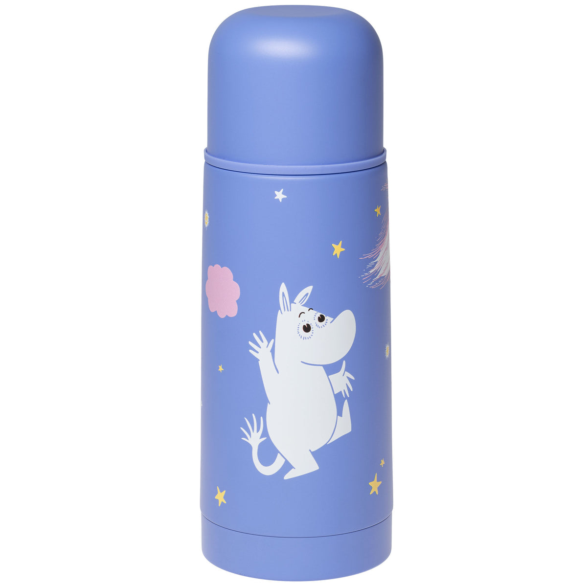 Blå Moomin Arabia Rumeventyr termoflaske på 0,35 liter