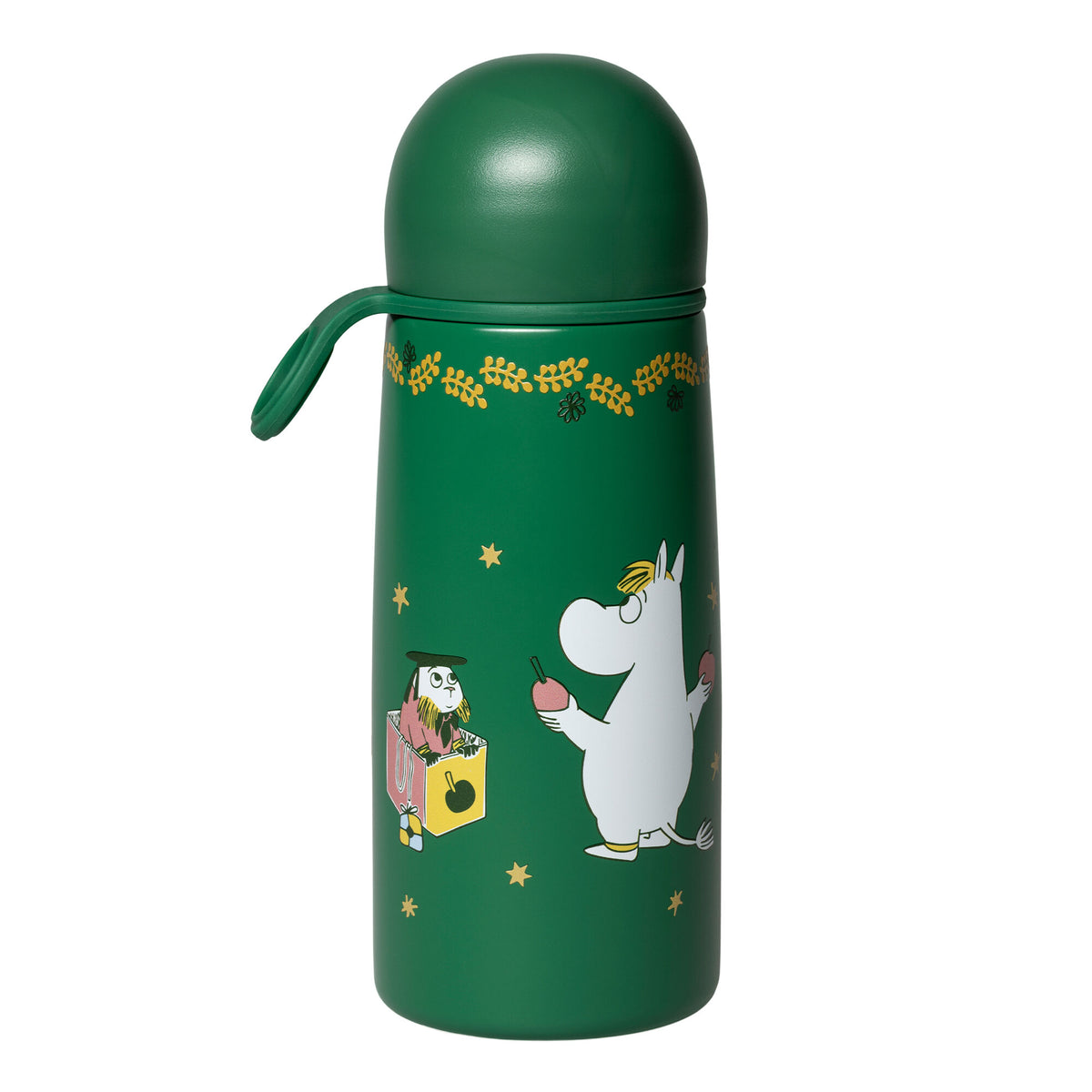 Grøn Moomin arabia Mumi termoflaske på 0,45 liter med motiv af mumitroldene