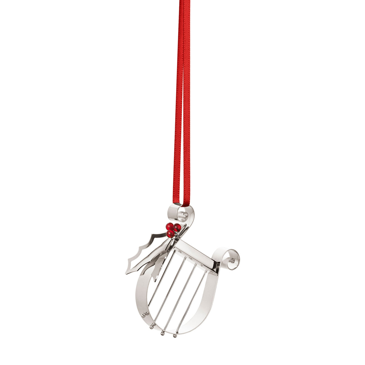 Georg Jensen Harpa julepynt i palladium fra Classic Christmas 2026