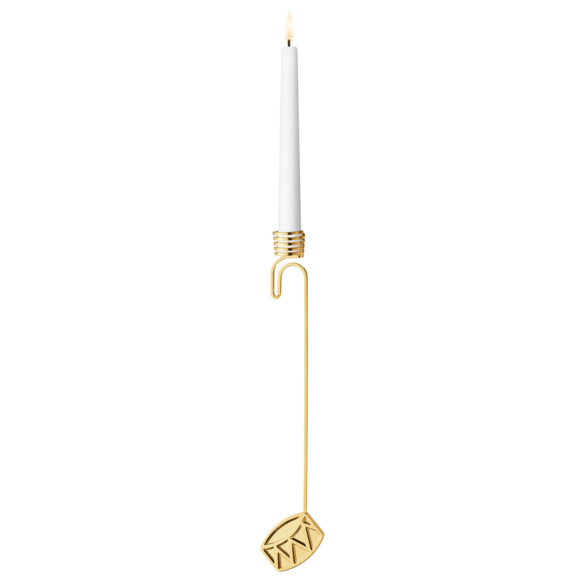 Georg Jensen Classic Christmas 2026 guldfarvet tromme-vedhæng til juletræet