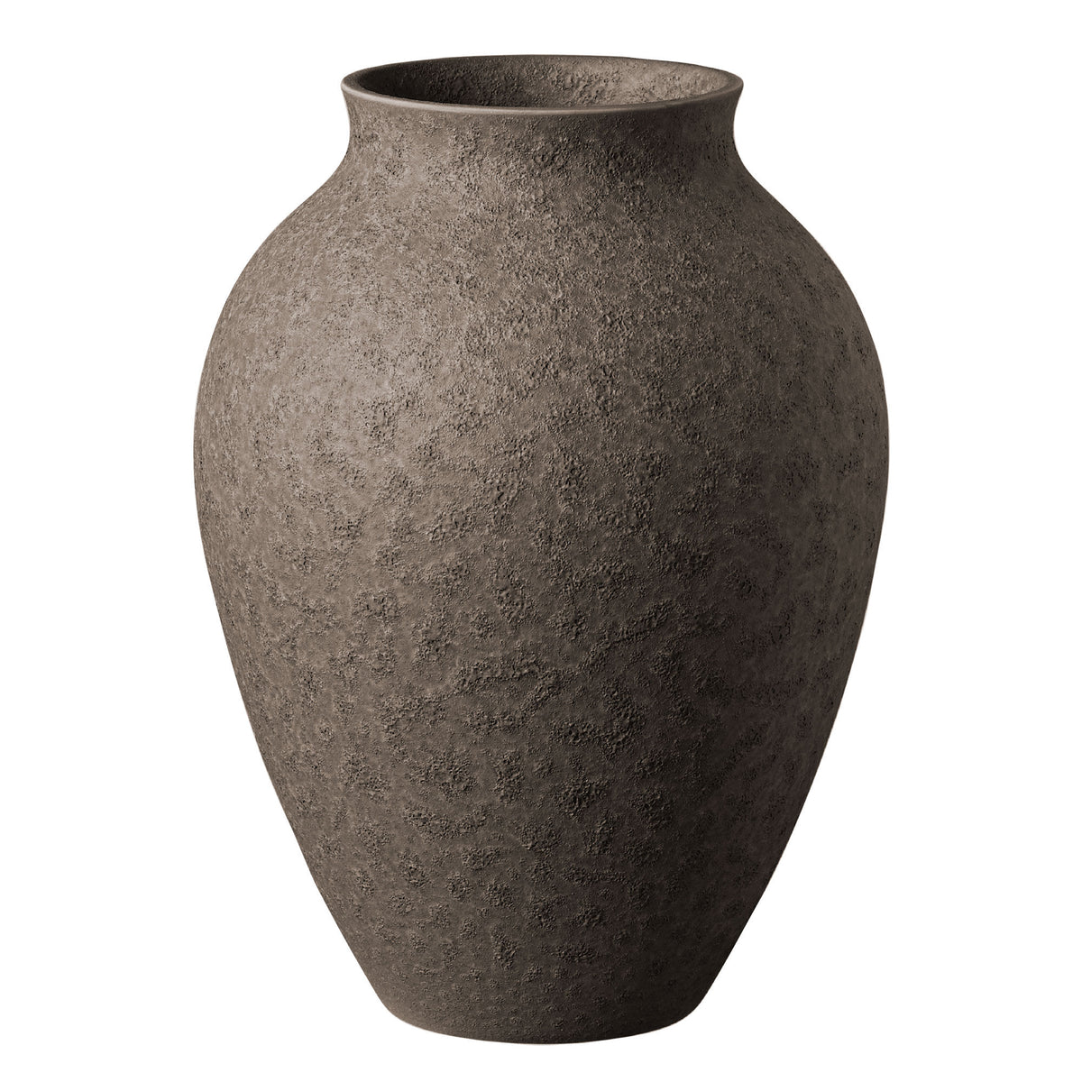 Keramisk Knabstrup vase i nuancen bark