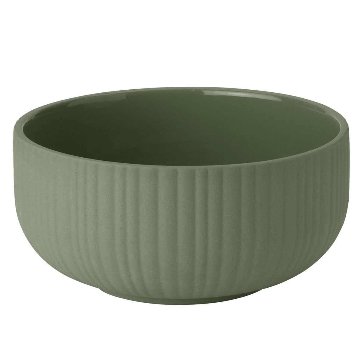 Knabstrup Verda skål i grass green, 13 cm