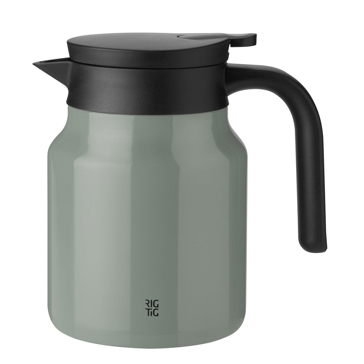 Kaki-farvet Rig-Tig Therm-It termokande på 0,9 liter