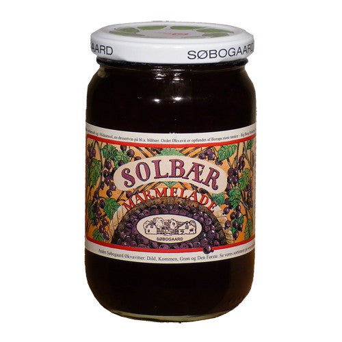 Søbogaard økologisk solbærmarmelade, 390 gram