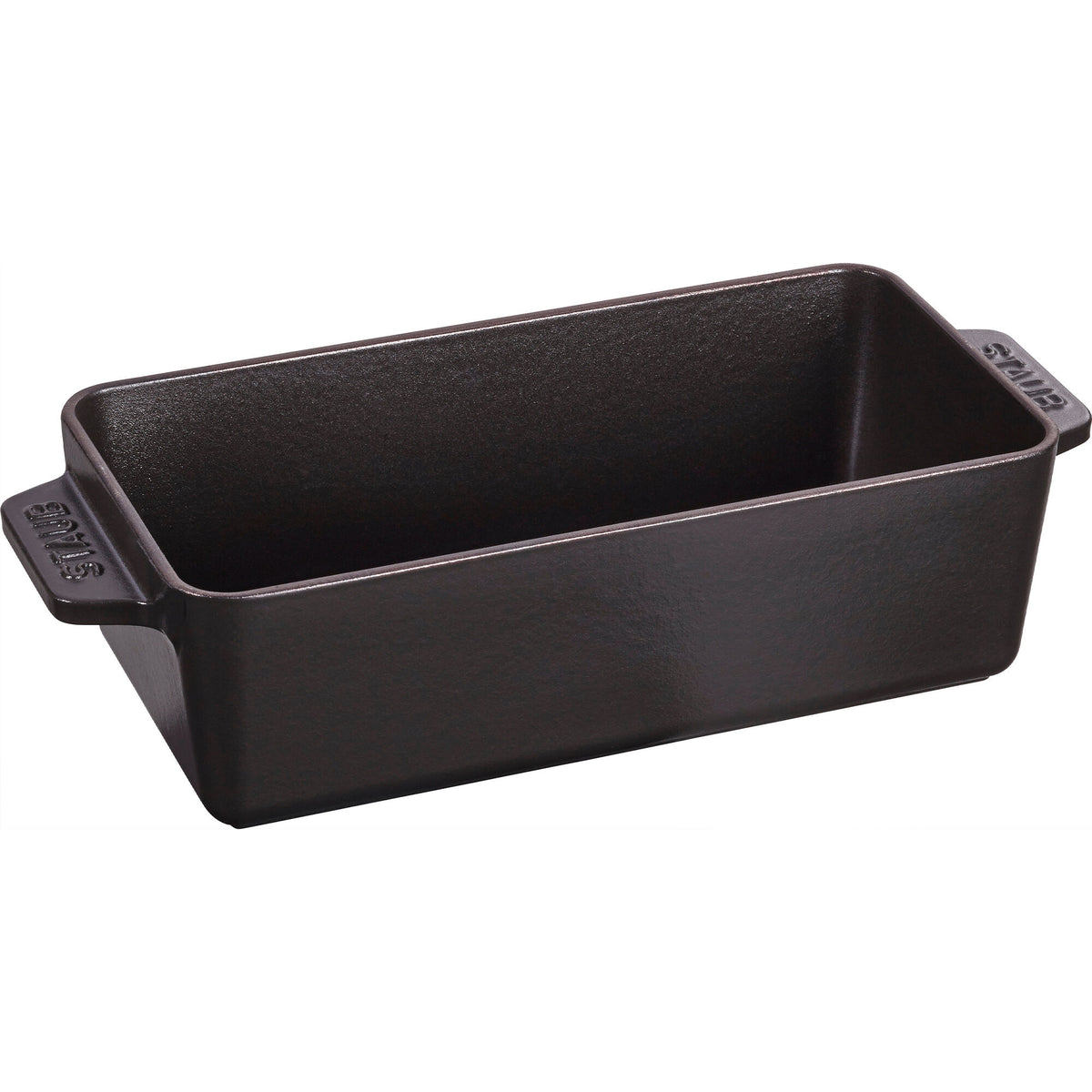 Sort Staub brødform i støbejern, 23 x 12 cm