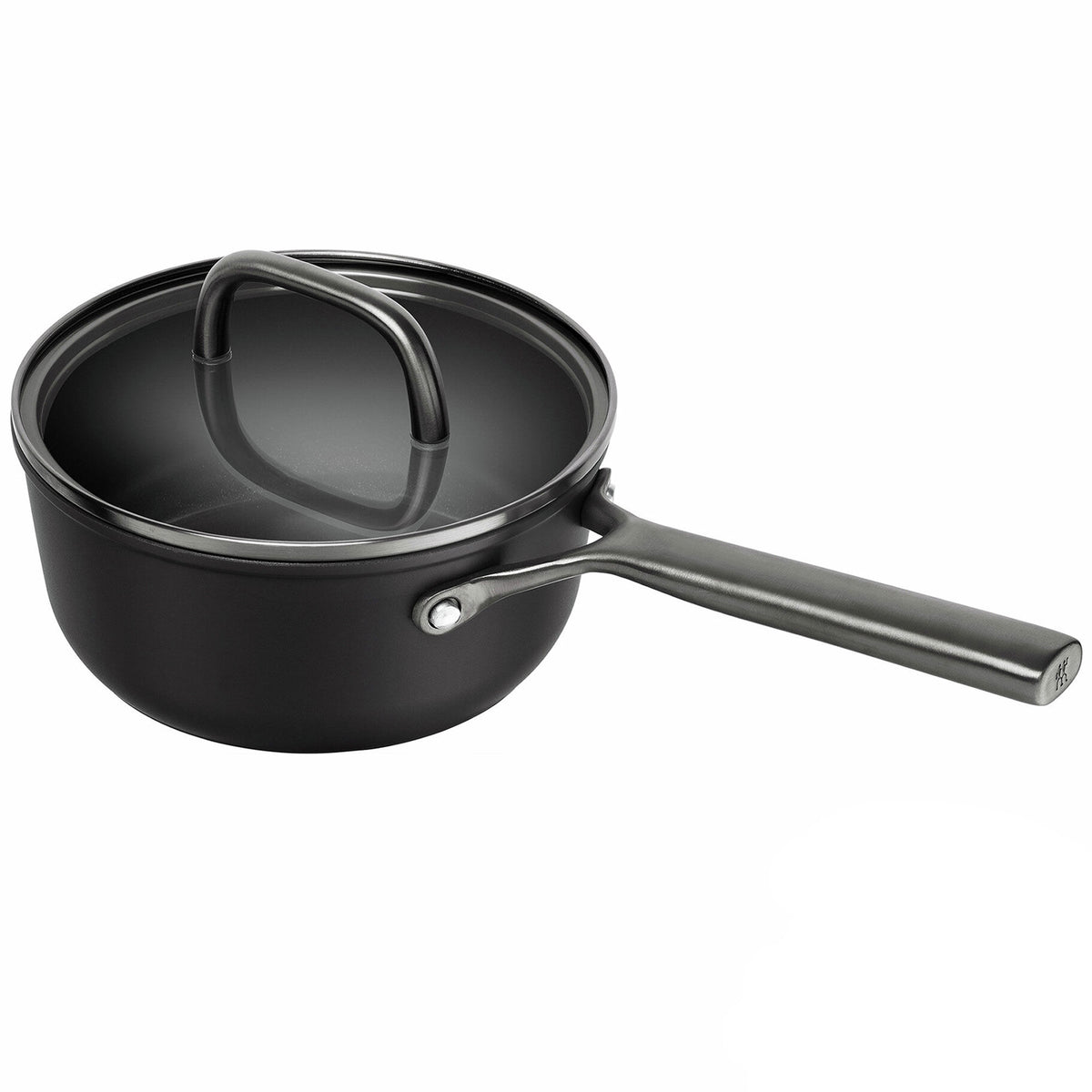 Sort Zwilling Milano kasserolle med glaslåg, 18 cm