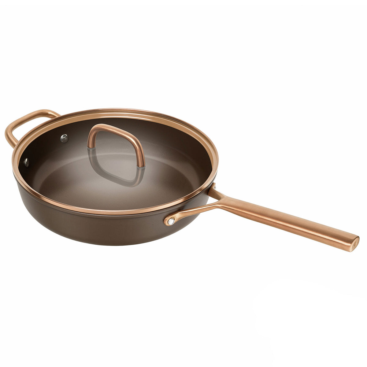 Zwilling Milano brun traktørpande med glaslåg, 28 cm