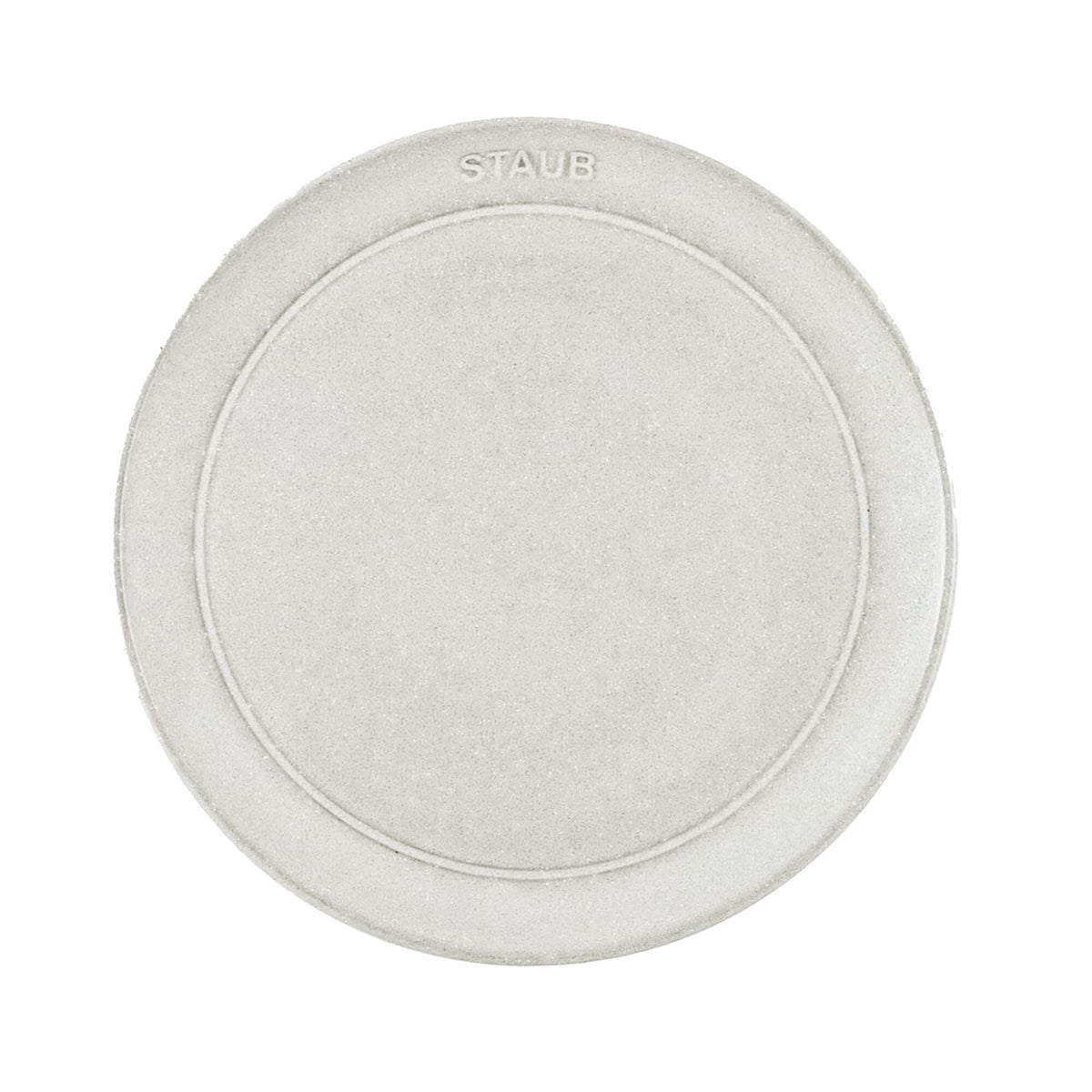 Staub Dining Line assiet 20 cm i farven white truffle