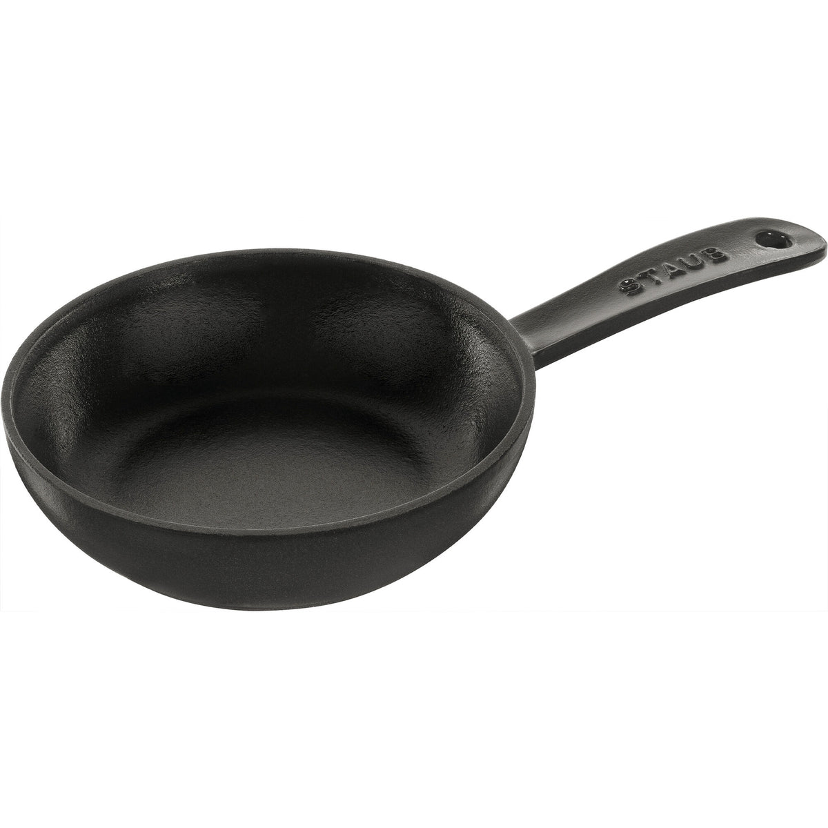 Staub sort støbejernspande på 16 cm