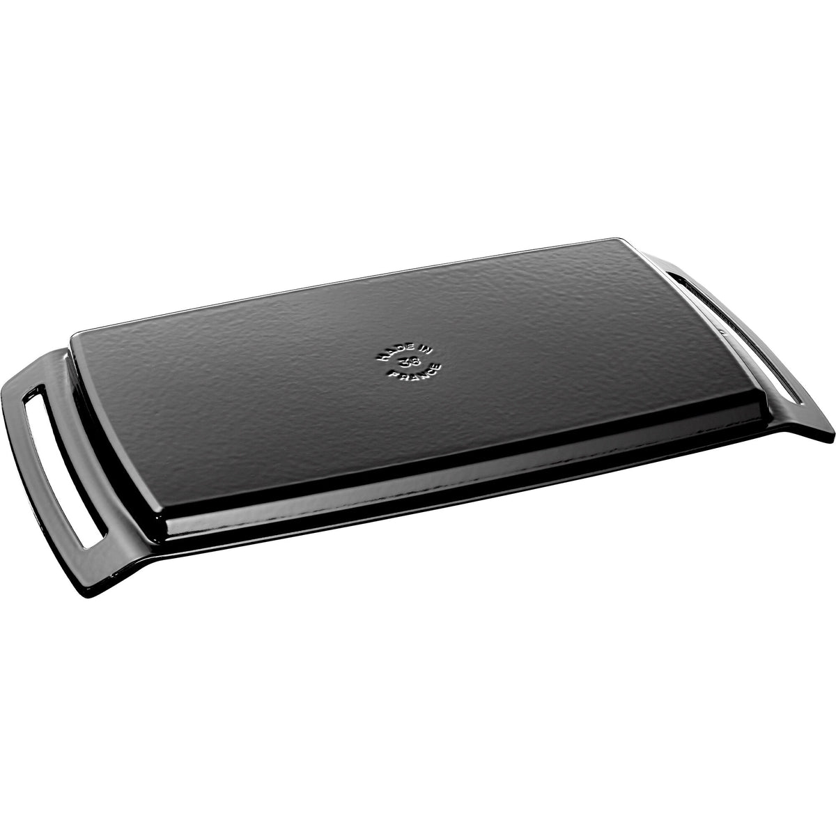 Sort Staub Plancha grillplade på 38 x 22 cm