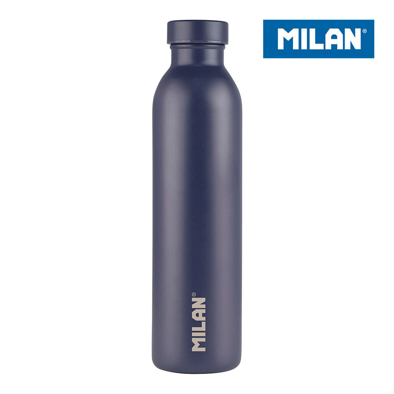 Flaske i rustfrit stål Milan Marineblå 591 ml