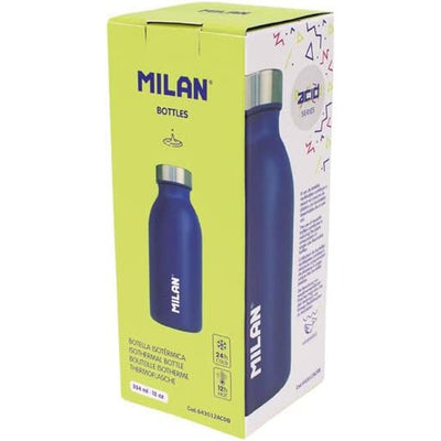 Termoflaske Milan Serie Acid Blå Rustfrit stål 354 ml