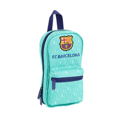 Penalhus rygsæk F.C. Barcelona Turkisblå 12 x 23 x 5 cm