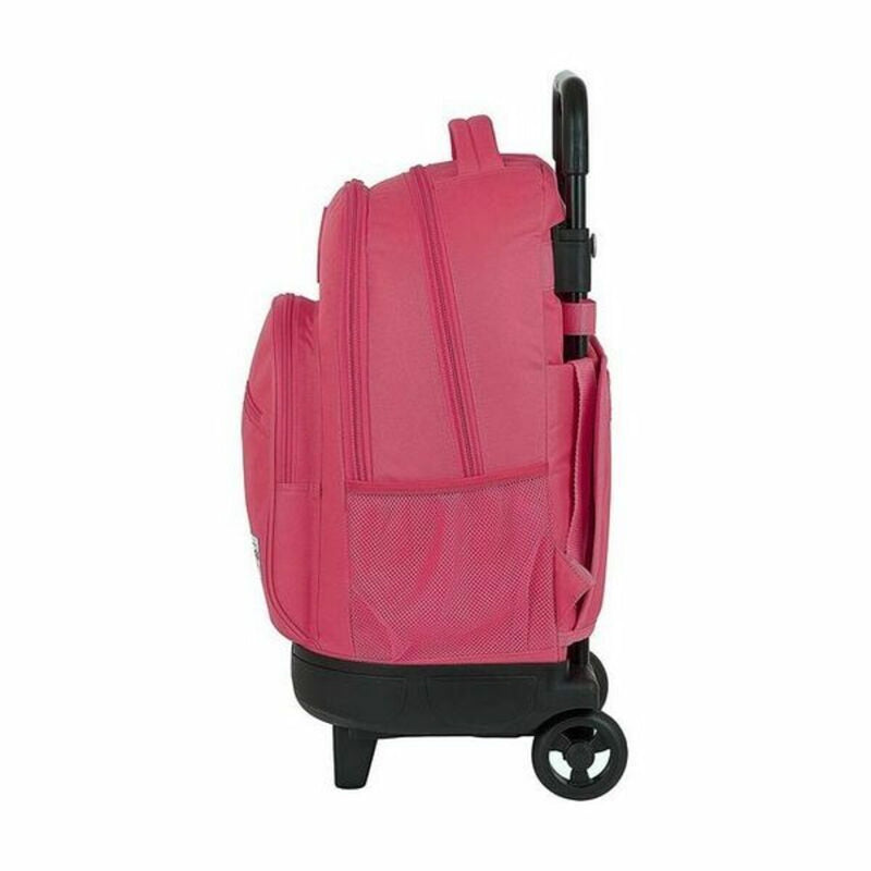 Skolerygsæk med Hjul Compact BlackFit8 M918 Pink 33 x 45 x 22 cm