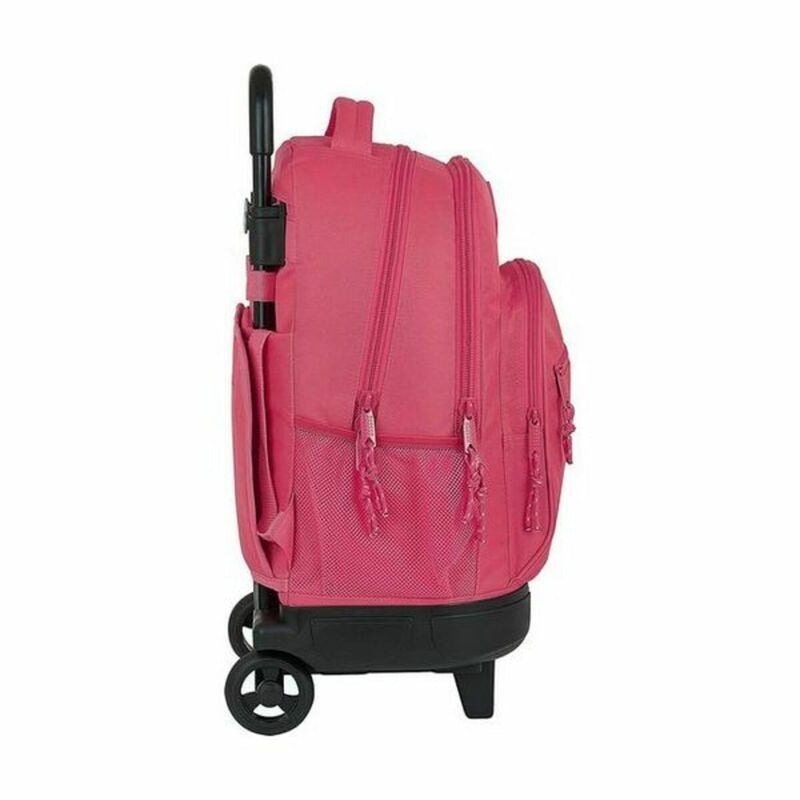 Skolerygsæk med Hjul Compact BlackFit8 M918 Pink 33 x 45 x 22 cm