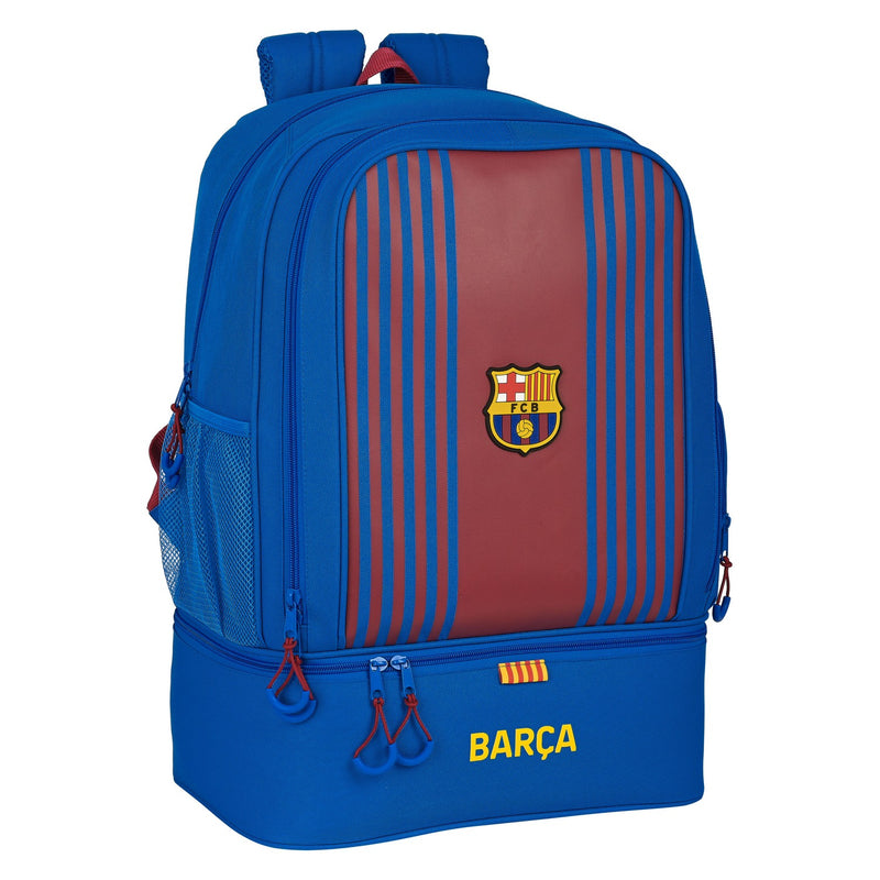 Sportstaske med skoholder F.C. Barcelona M825 Rødbrun Marineblå