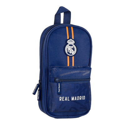 Penalhus rygsæk Real Madrid C.F. Blå (12 x 23 x 5 cm) (33 Dele)