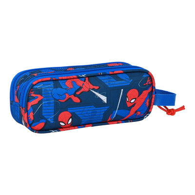 Penalhus Spiderman Great power Blå Rød 21 x 8 x 6 cm