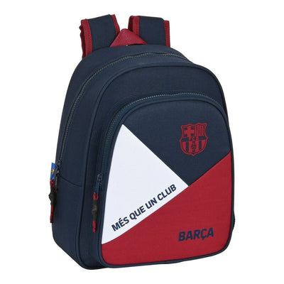 Skoletaske F.C. Barcelona Blå Rødbrun 27 x 33 x 10 cm