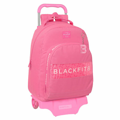 Skolerygsæk med Hjul BlackFit8 Glow up Pink 32 x 42 x 15 cm