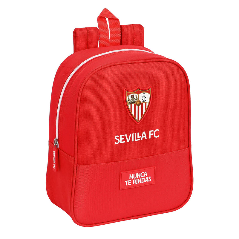 Skoletaske Sevilla Fútbol Club Rød (22 x 27 x 10 cm)