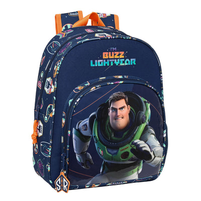 Skoletaske Buzz Lightyear Marineblå 28 x 34 x 10 cm