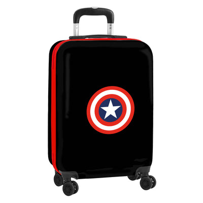 Håndbagage Capitán América Sort 20'' 34,5 x 55 x 20 cm