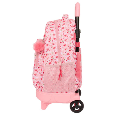 Skolerygsæk med Hjul Vicky Martín Berrocal In bloom Pink 33 X 45 X 22 cm