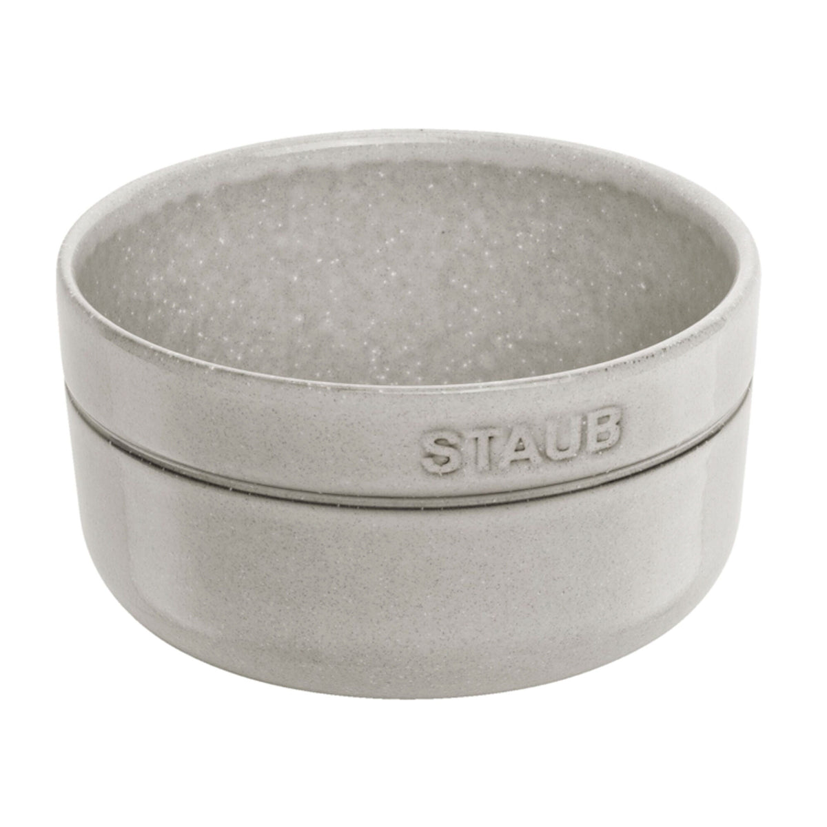 Staub Dining Line keramikskål på 12 cm i farven white truffle