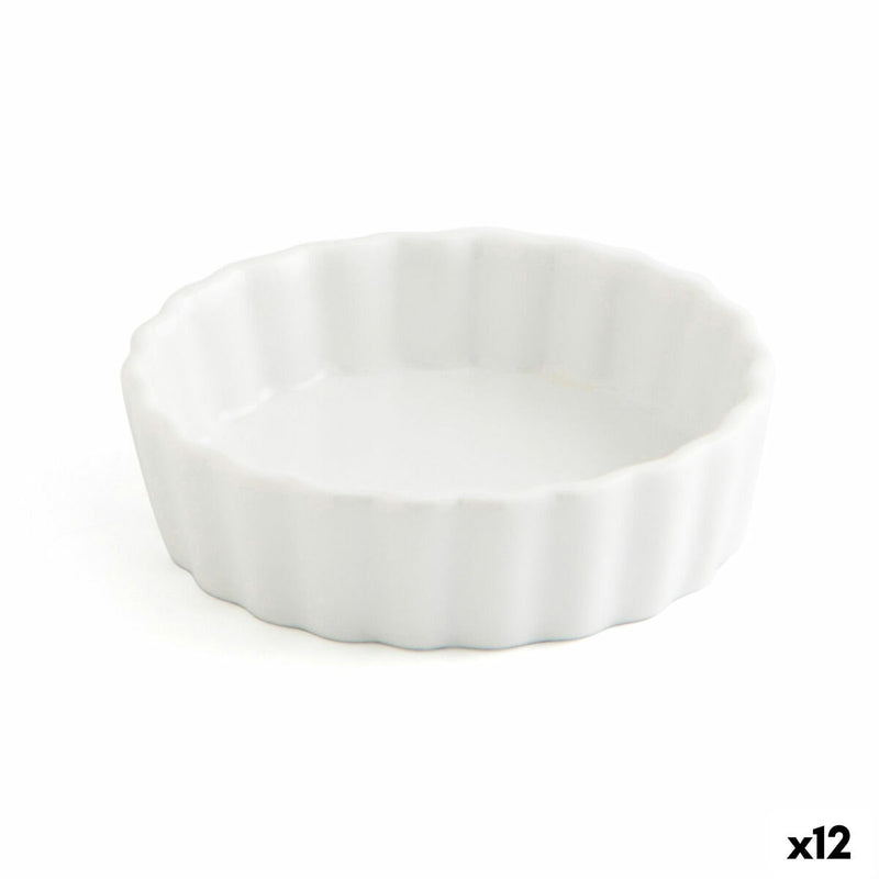 Snackskål Quid Gastro Fun Hvid Keramik 12 stk