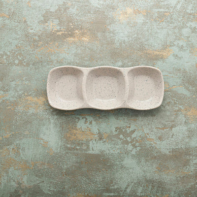 Snack bakke Bidasoa Ikonic Grå Plastik (28,6 x 10,9 x 3,1 cm) (Pack 12x)