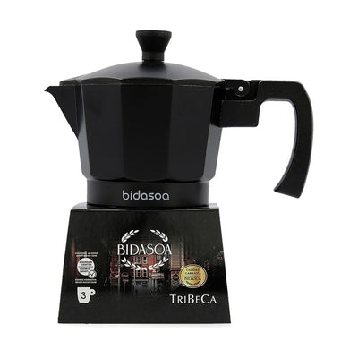 Italiensk Kaffebrygger Bidasoa Tribeca Metal 3 Skodelice