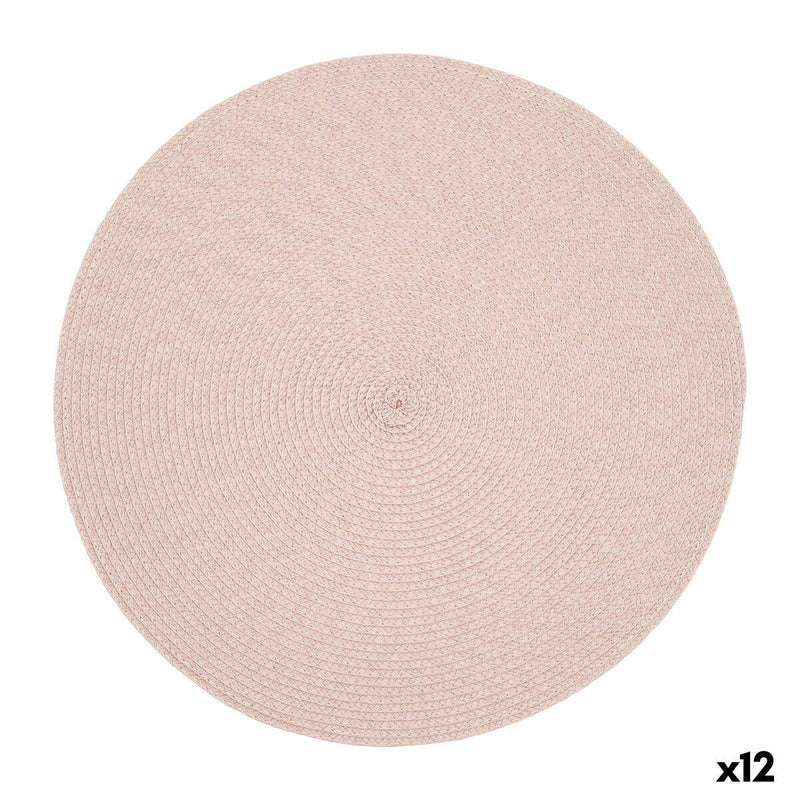 Dækkeservietter Quid Vita Peoni Pink Plastik 38 cm (Pack 12x)