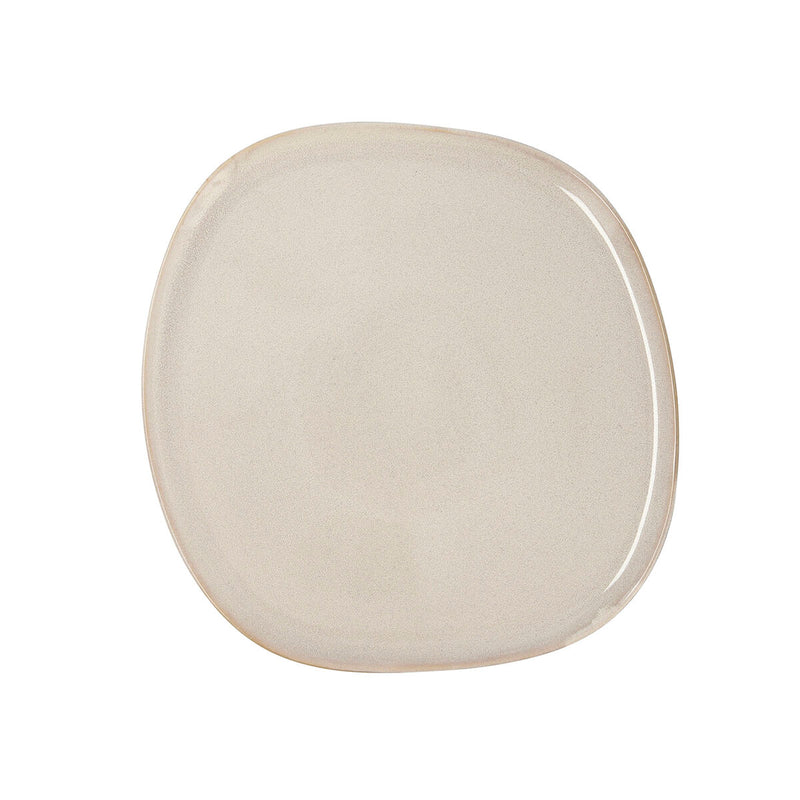 Flad tallerken Bidasoa Ikonic Hvid Keramik 26,5 x 25,7 x 1,5 cm 4 stk Pack 4x