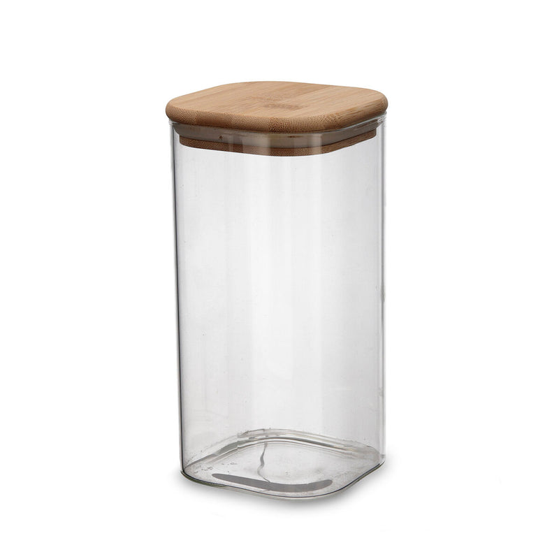 Opbevaringsglas / beholder Quid Cocco Glas Silikone 1,4 L