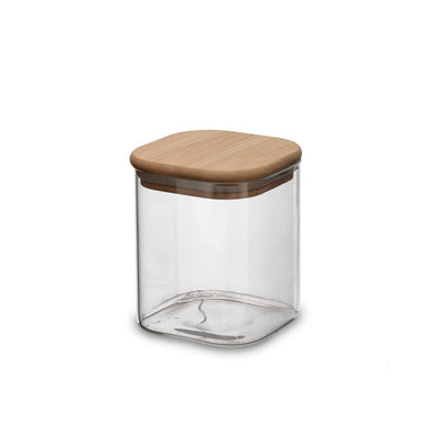 Opbevaringsglas / beholder Quid Cocco Glas Silikone 750 ml