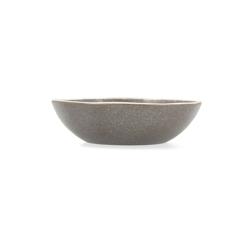 Dyb tallerken Bidasoa Gio Keramik Grå 19 cm (6 enheder)