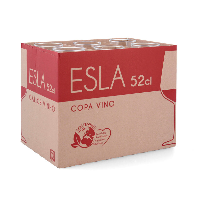 Vinglas Esla Gennemsigtig 520 ml (6 enheder)