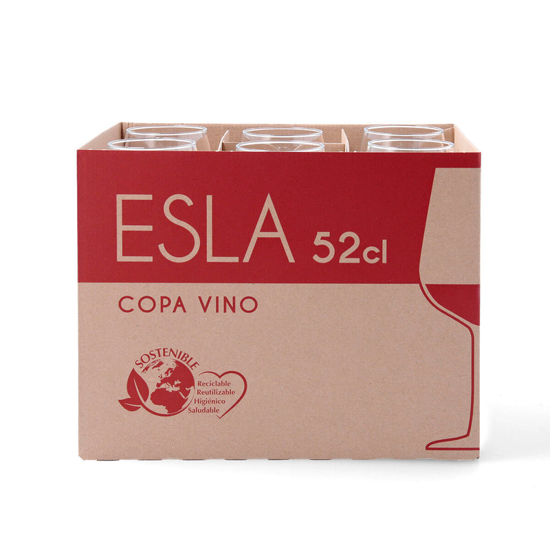 Vinglas Esla Gennemsigtig 520 ml (6 enheder)