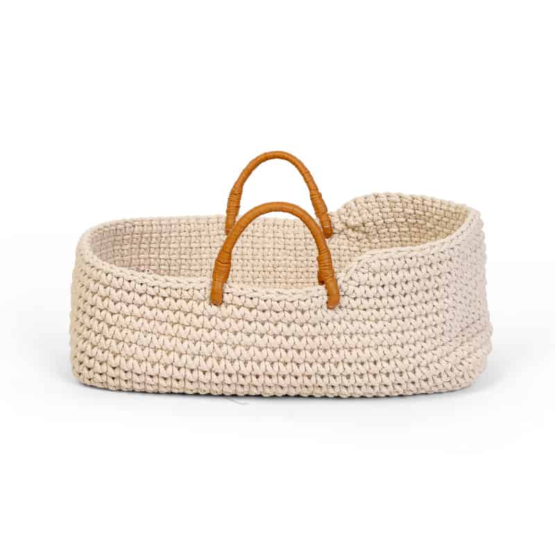 by Astrup moseskurv 25 cm med dyne og pude til dukkeleg