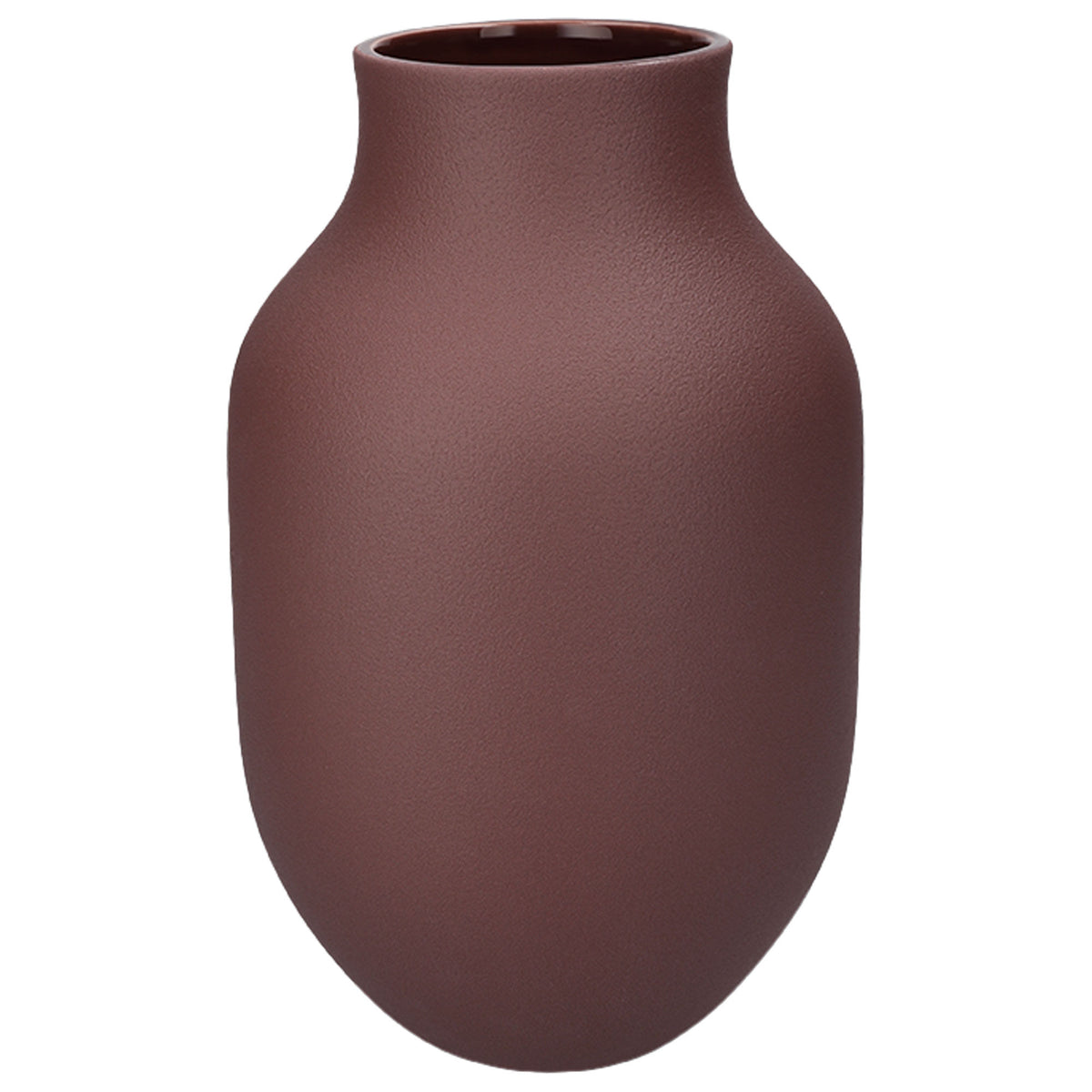 Bordeauxfarvet Kähler Studio Omaggio #1 vase, 31 cm høj