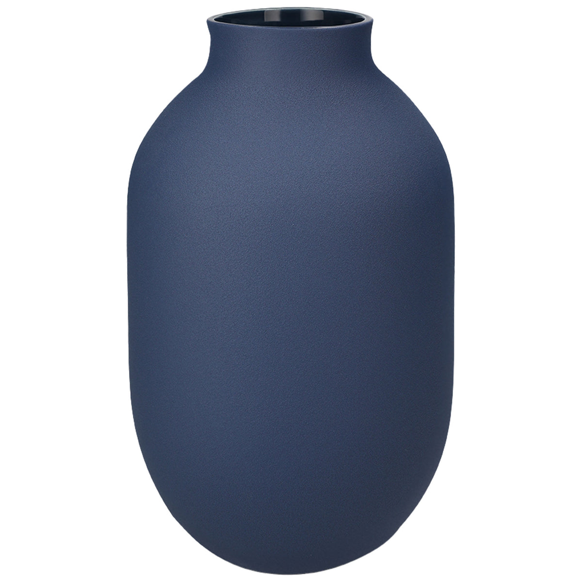 Kähler Studio Omaggio #1 høj blå keramikvase, 50 cm