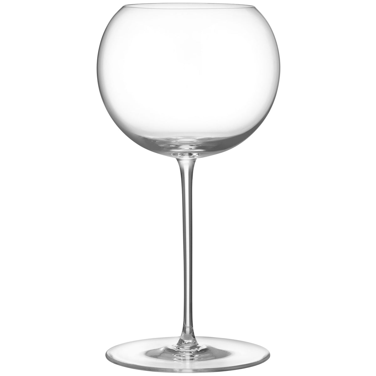 To Orrefors Geometry hvidvinsglas på 52 cl i klart, mundblæst glas