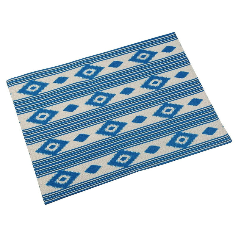 Dækkeserviet Versa Manacor Blå Polyester (36 x 0,5 x 48 cm)