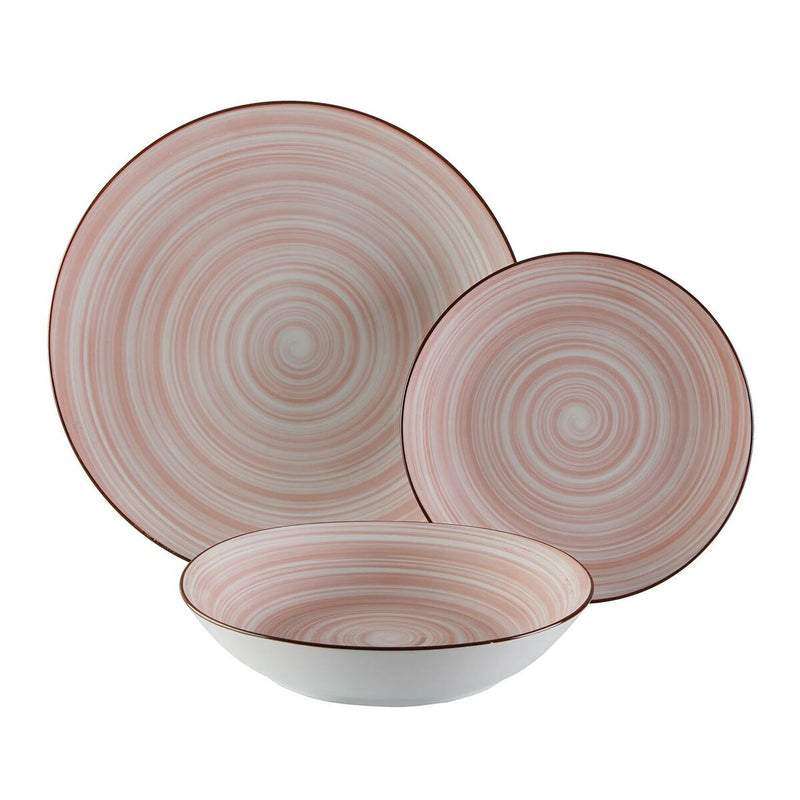 Spisestel Versa Artesia 18 Dele Pink Porcelæn